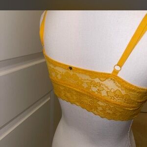 Victoria's Secret Yellow Lace Bralette